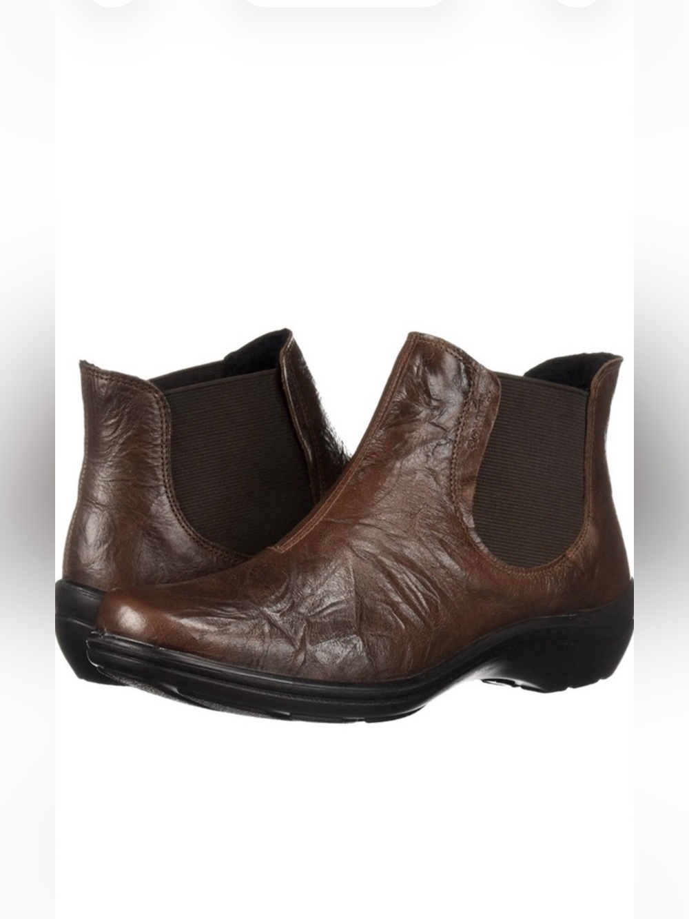 🛍️ NWT Romika Distressed Full-Grain Leather Waterproof Chelsea Booties